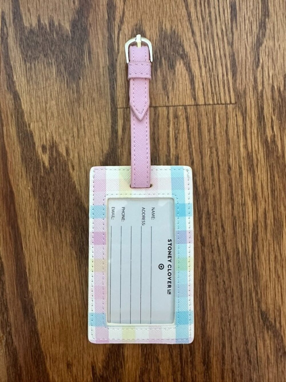 Luggage Tag Gingham - Stoney Clover Lane x Target NWOT SCL Plaid